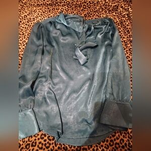 Worthington Long Sleeve Blouse Size Medium